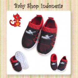 large Sepatu Sneaker Anak Puma Merah
